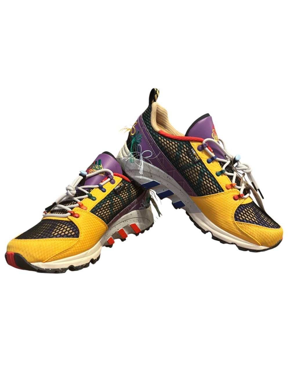 Adidas EQT Support 93 x Sean Wotherspoon Black/Red/Violet/Yellow 2022 Size 11.5